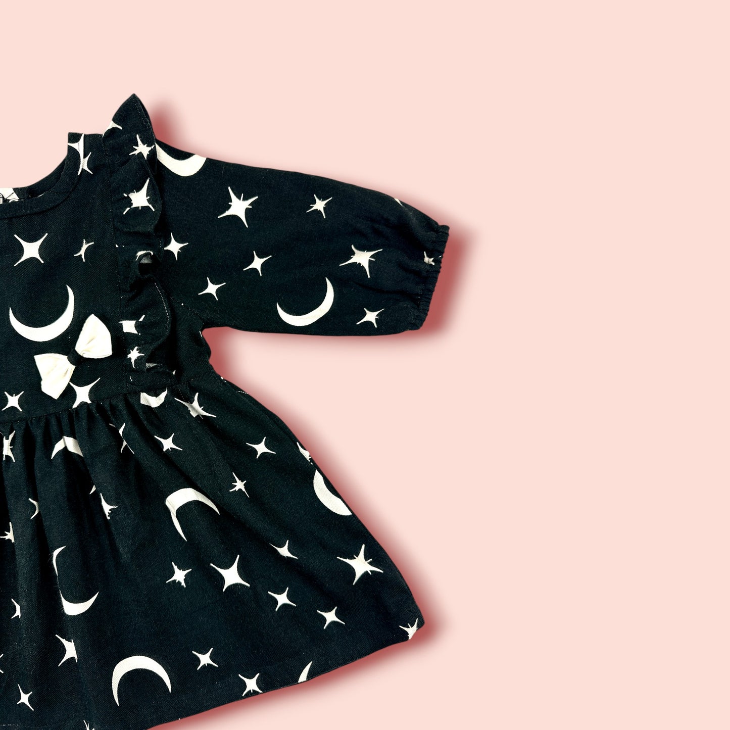 shoulder view of Marina Starry Night Frock