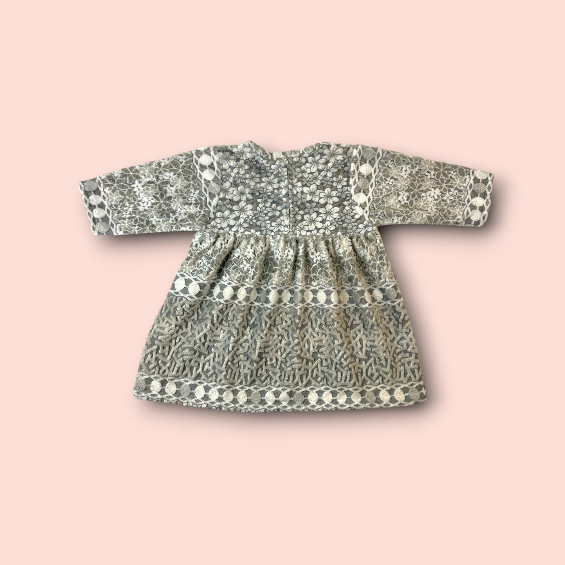 Classic Velvet Luxury Layered Frock front view
