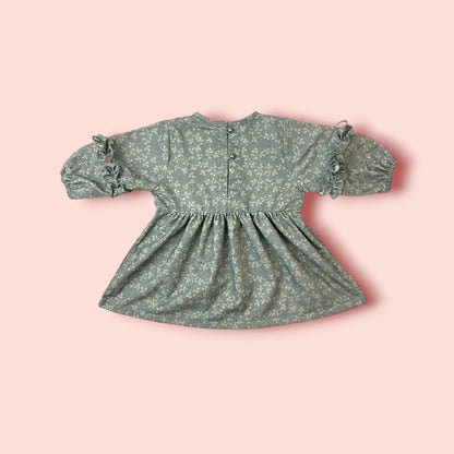full view of Refined Warmth Woolen Frock
