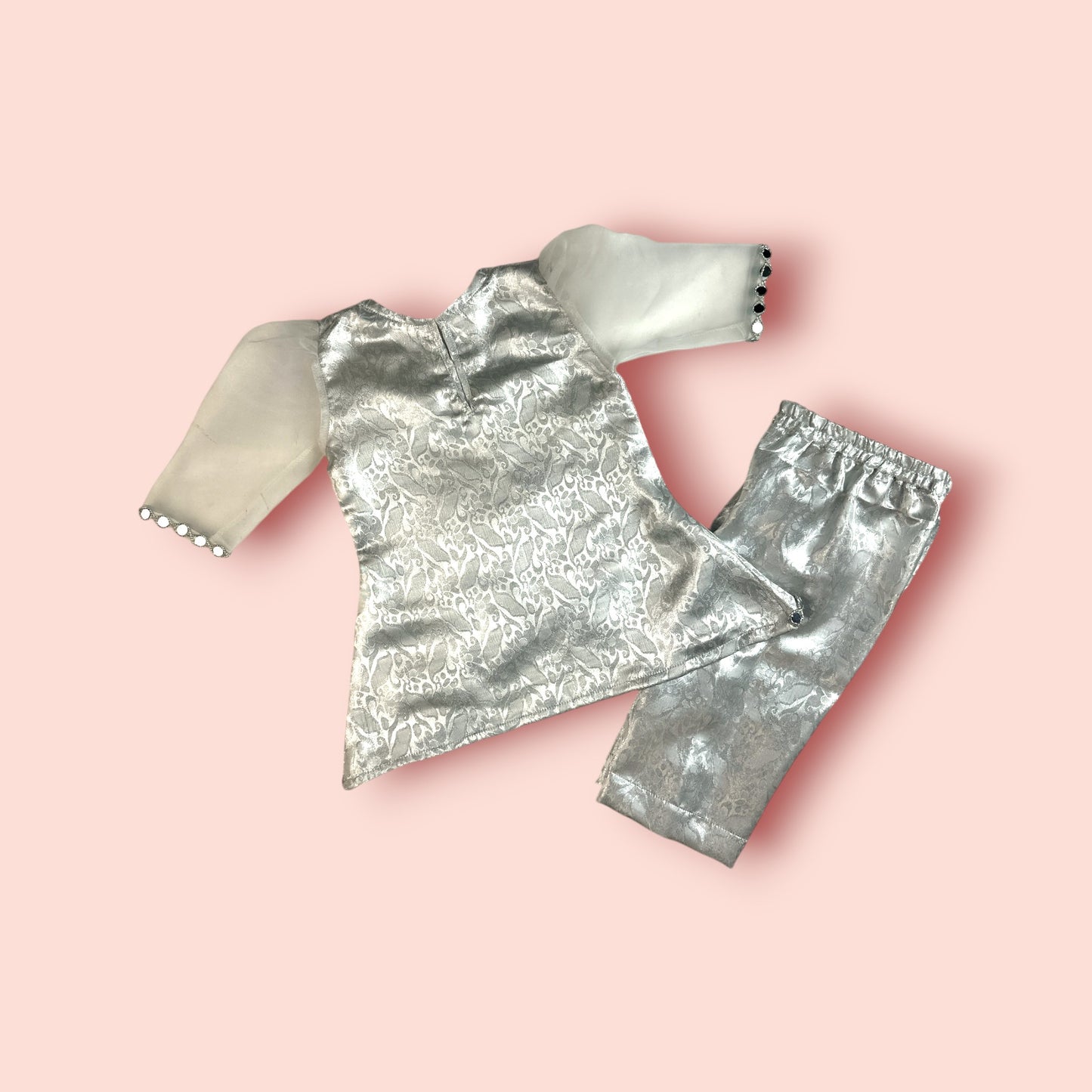 Elevated Elegance "Organza,Jamawar,Katan" 2 PC Set