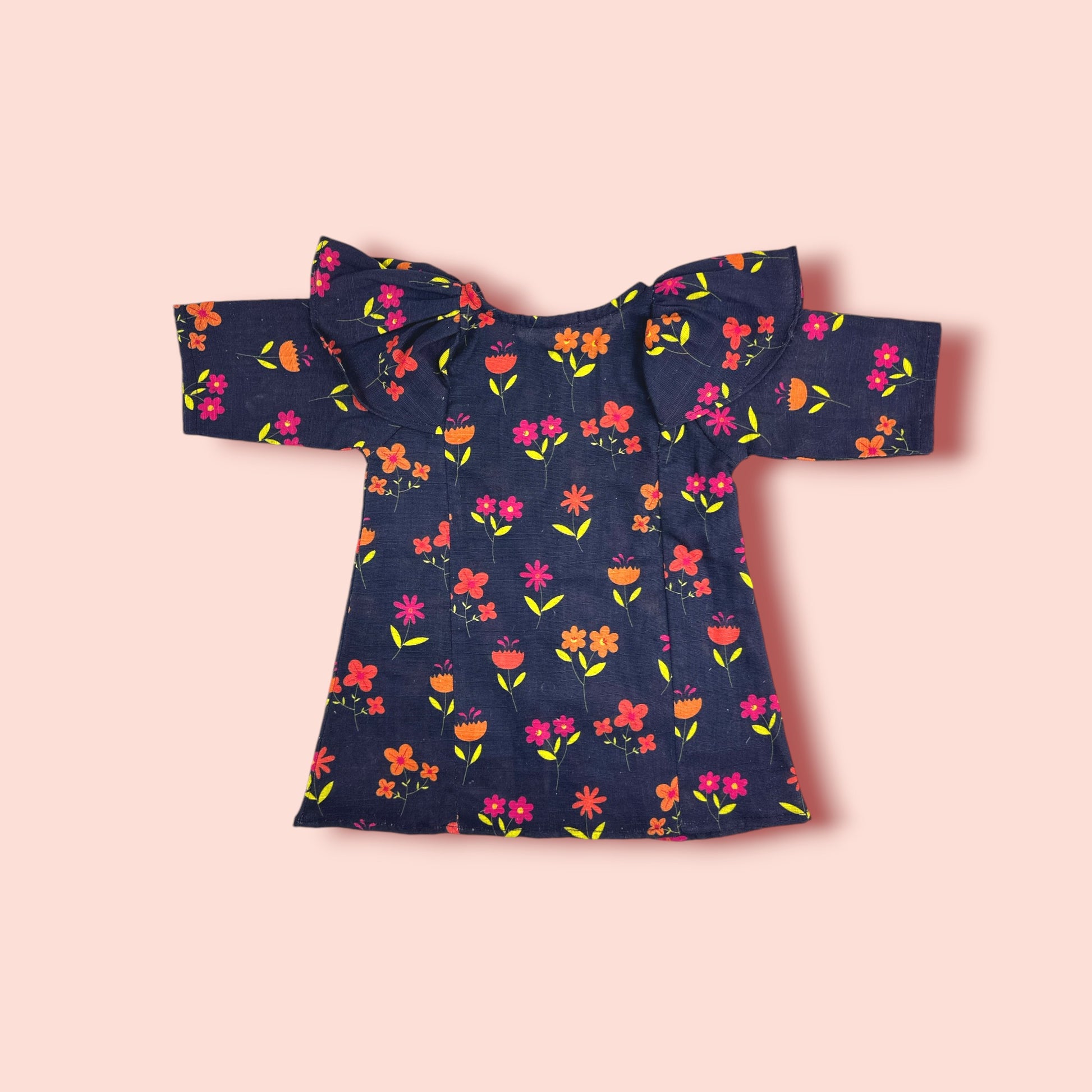 Khadar Innocent Charm Printed Frock back view