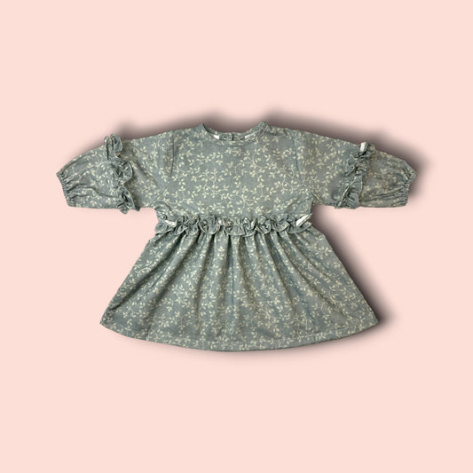 Refined Warmth Woolen Frock