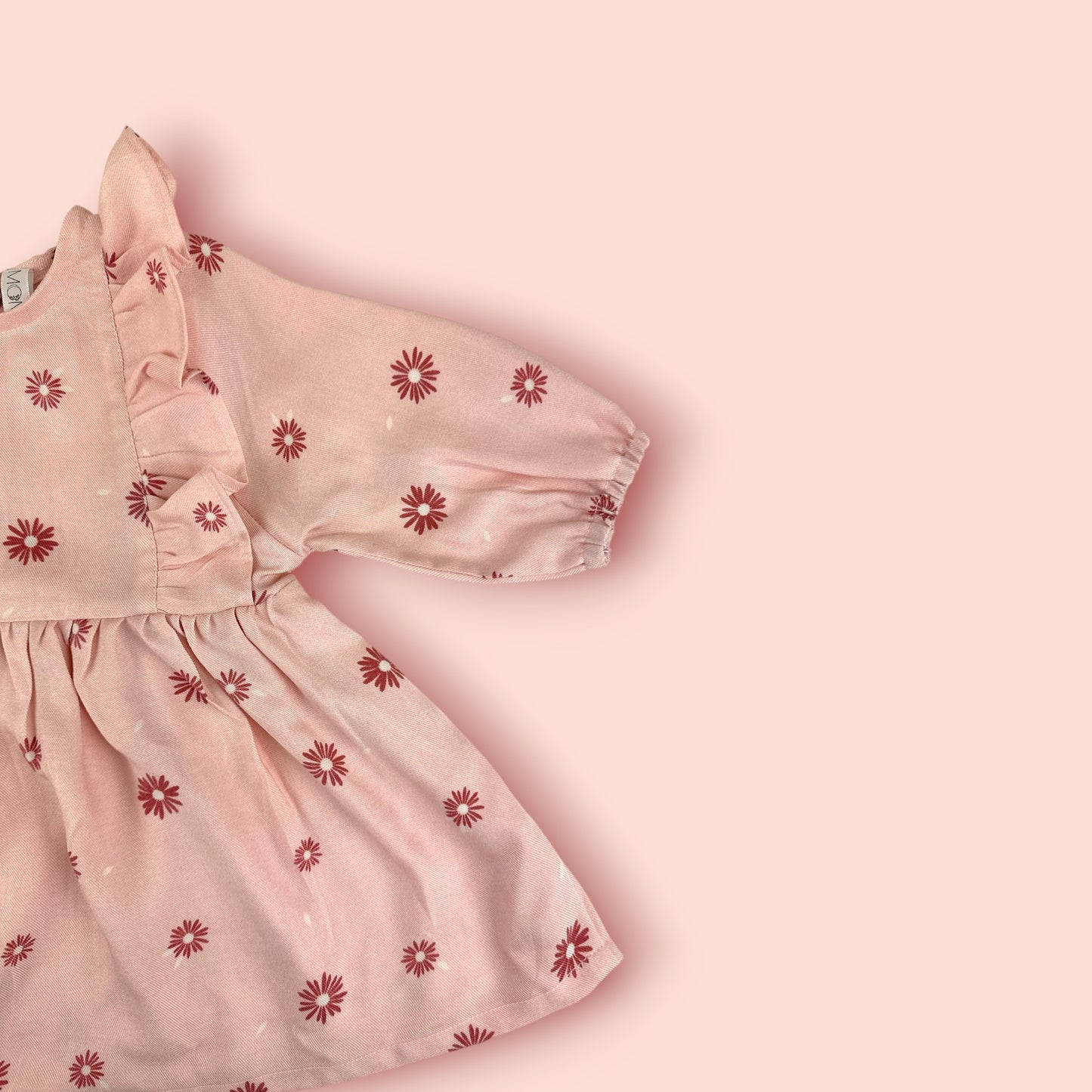 shoulder view of Lenin Lovely Pink Perfection Frock
