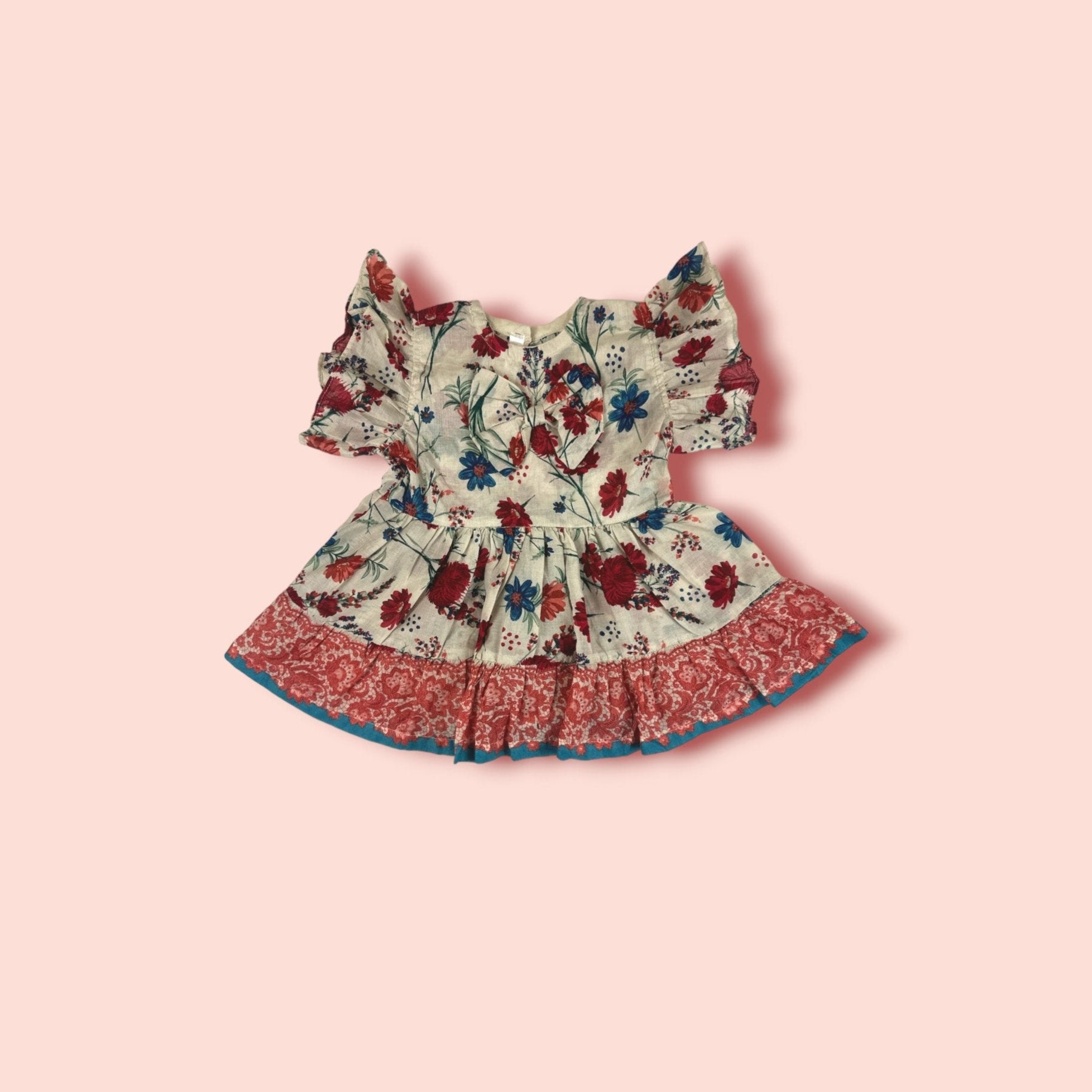 Lawn Flowered Printed Frock