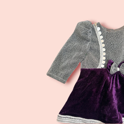 Velvet Fantasy With Moonlight Serenade Frock
