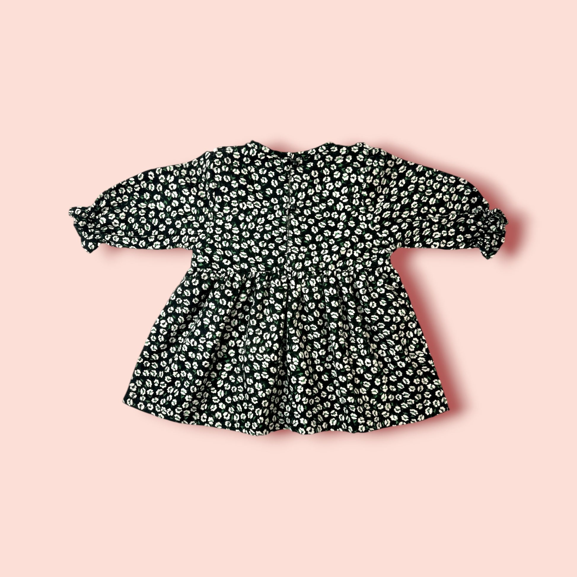 full view of Woolen Earth Tone Delight Frock