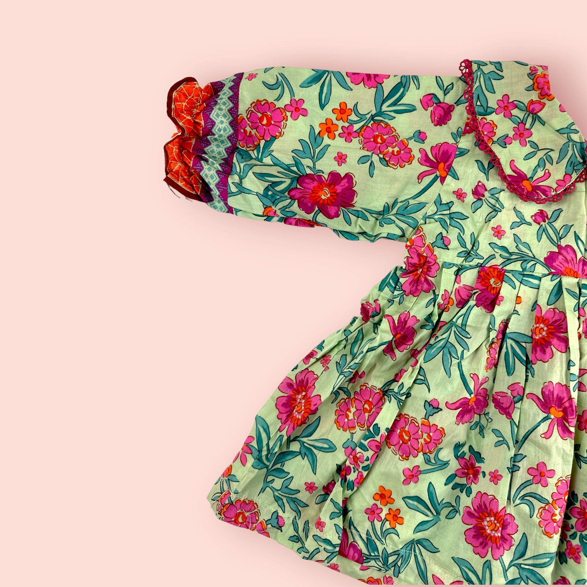 left shoulder view of Lawn Printed Premium Quality Frock