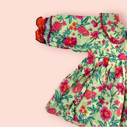 left shoulder view of Lawn Printed Premium Quality Frock
