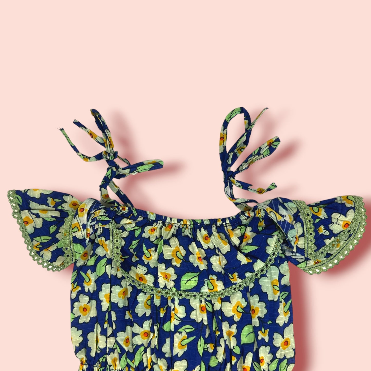 Lawn Comfort In One Piece Exquisiteness Printed Jumpsuit neck view