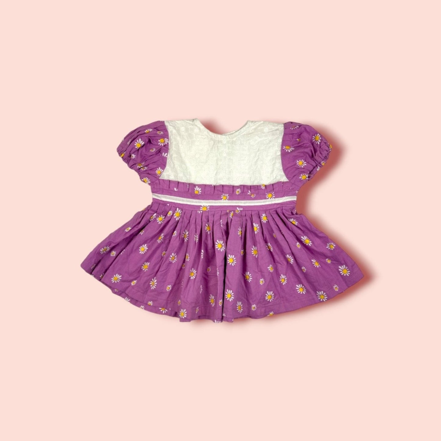 Lawn Embroidered & Fragrant Printed Frock