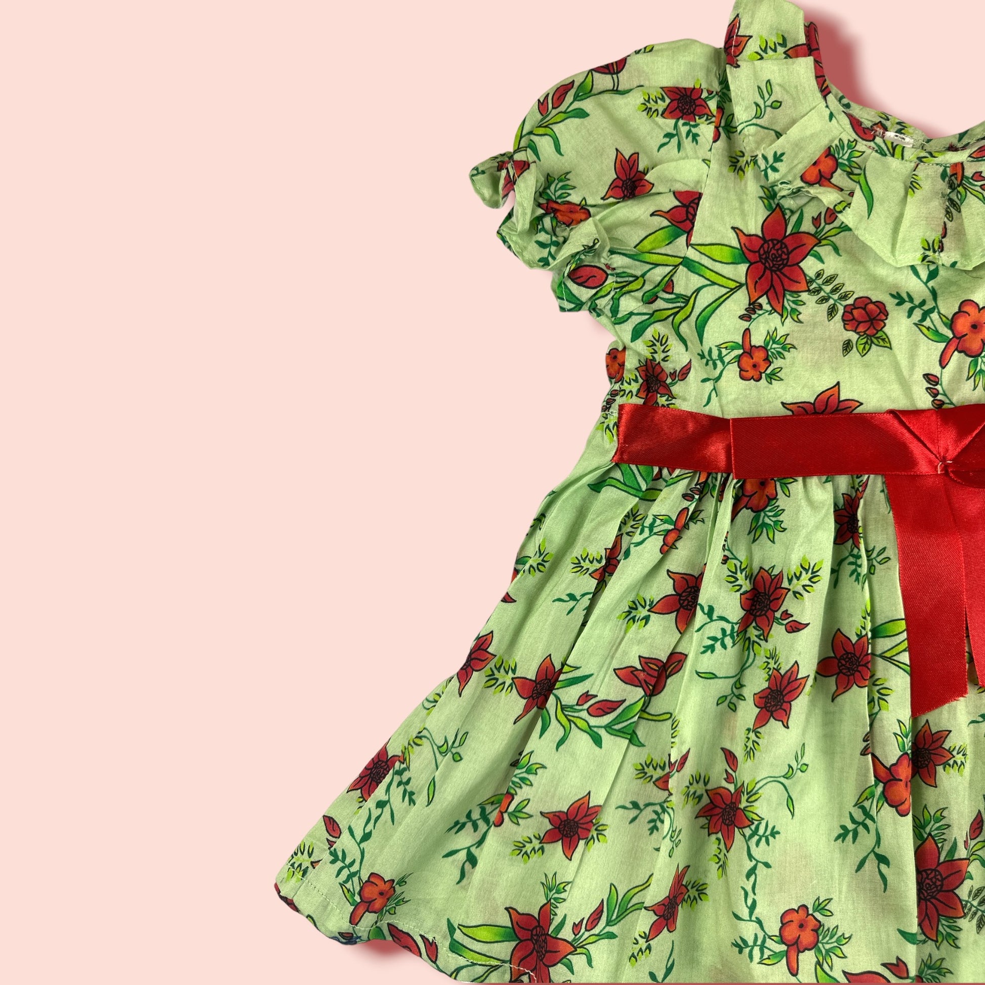 left shoulder view of Lawn Printed Pleasing Quality Frock