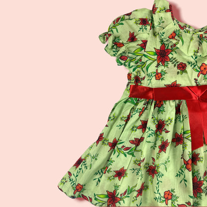 left shoulder view of Lawn Printed Pleasing Quality Frock