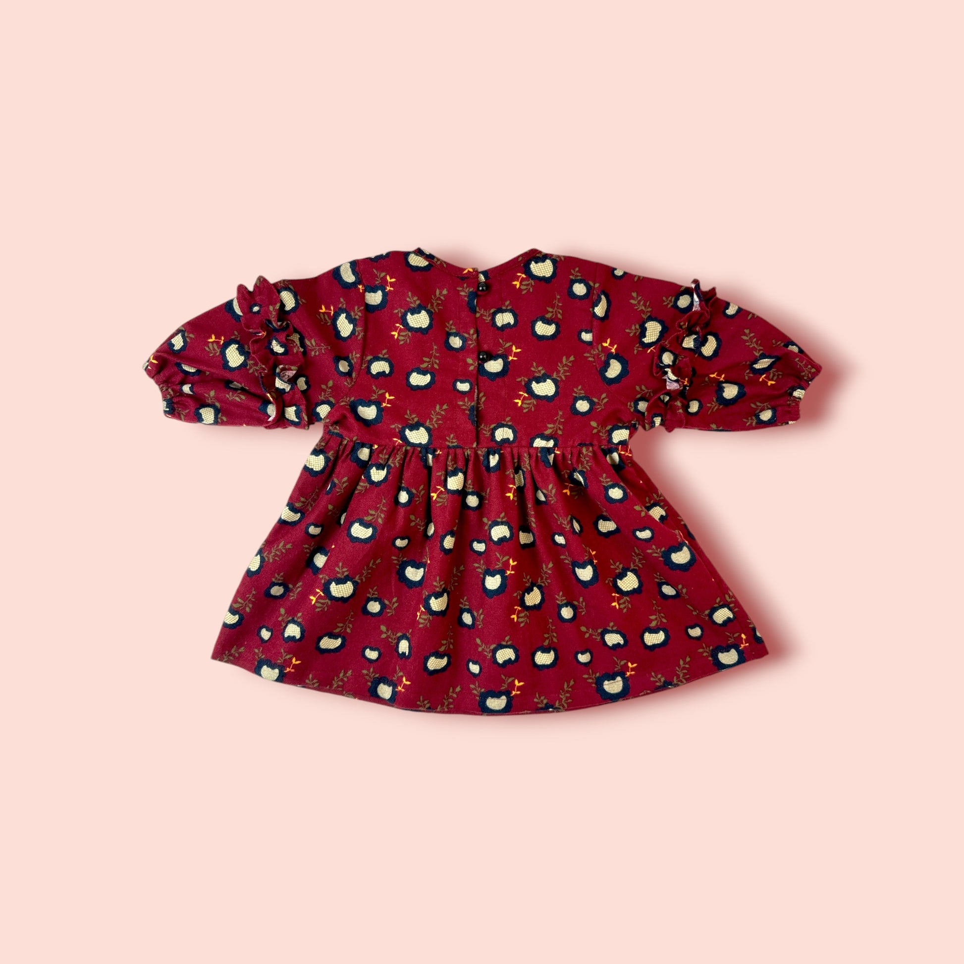 full view of Winter Warmth Woolen Frock
