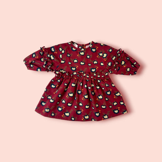 Winter Warmth Woolen Frock
