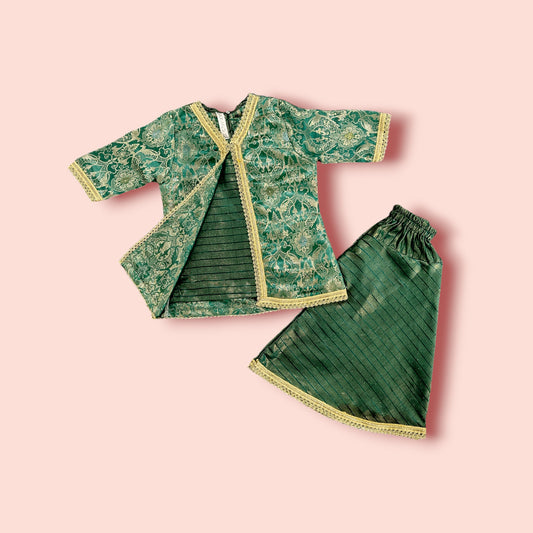 Flowing Frenzy Sharara 2 Pc Set