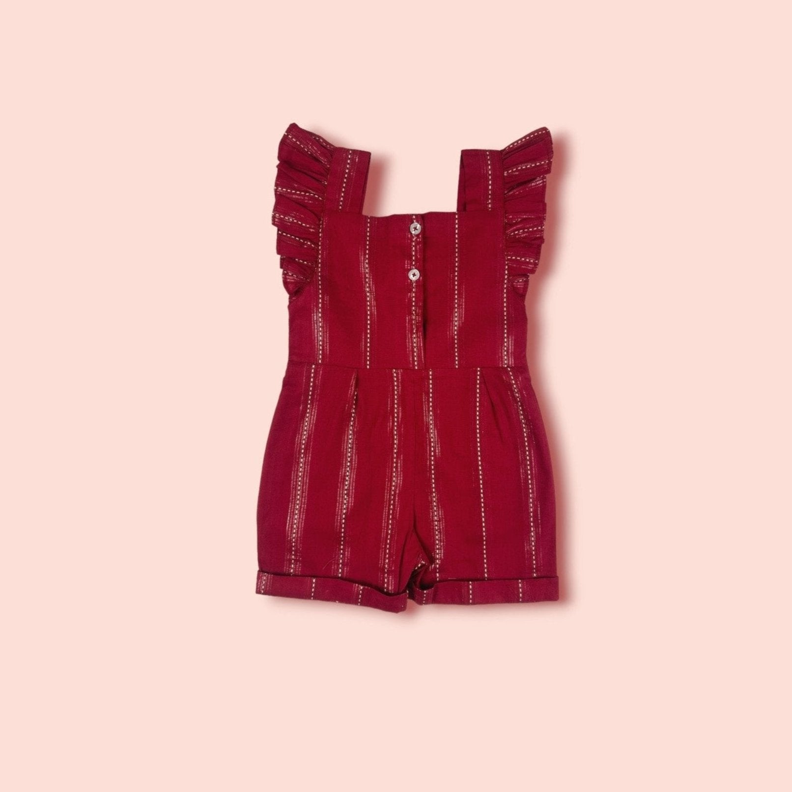 front view of Lawn Lite Embroidered Comfortable Jumpsuit