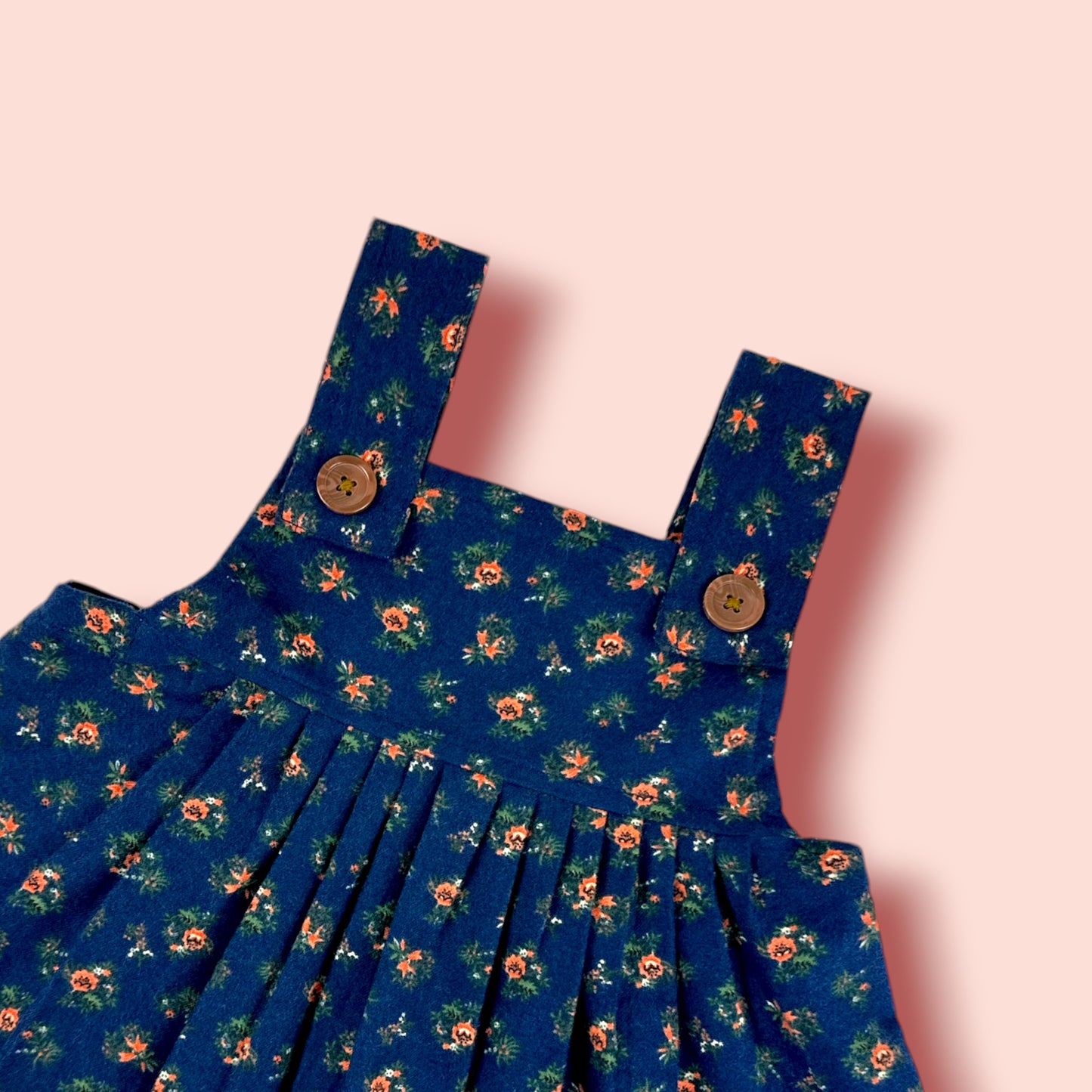 neck view of Woolen Whimsy frock
