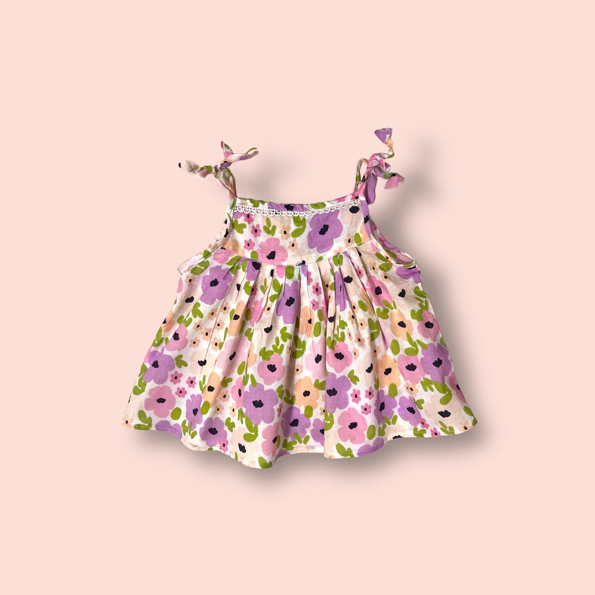 Lawn Lilac Blossom Frock