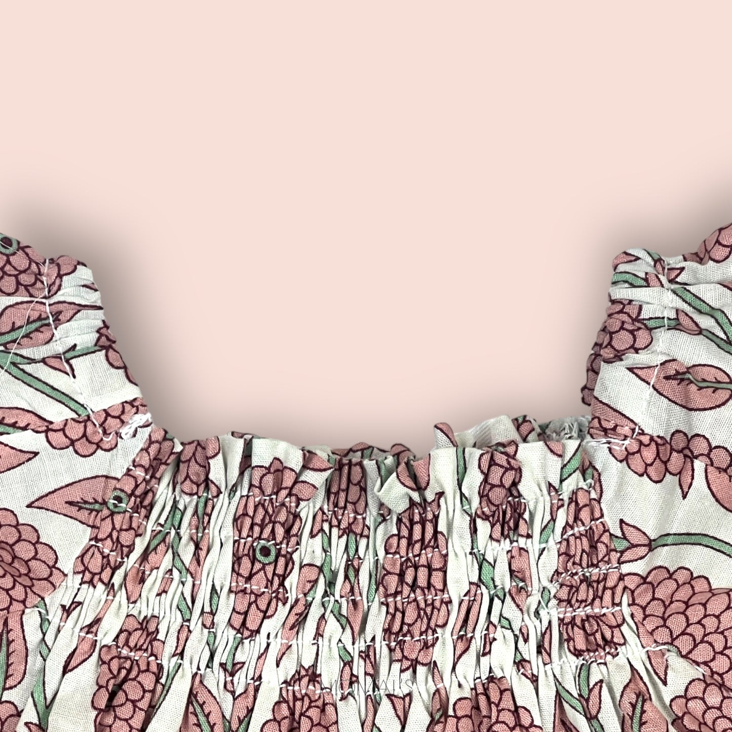 neck view of Printed 2PC Smoke Co-ord Set