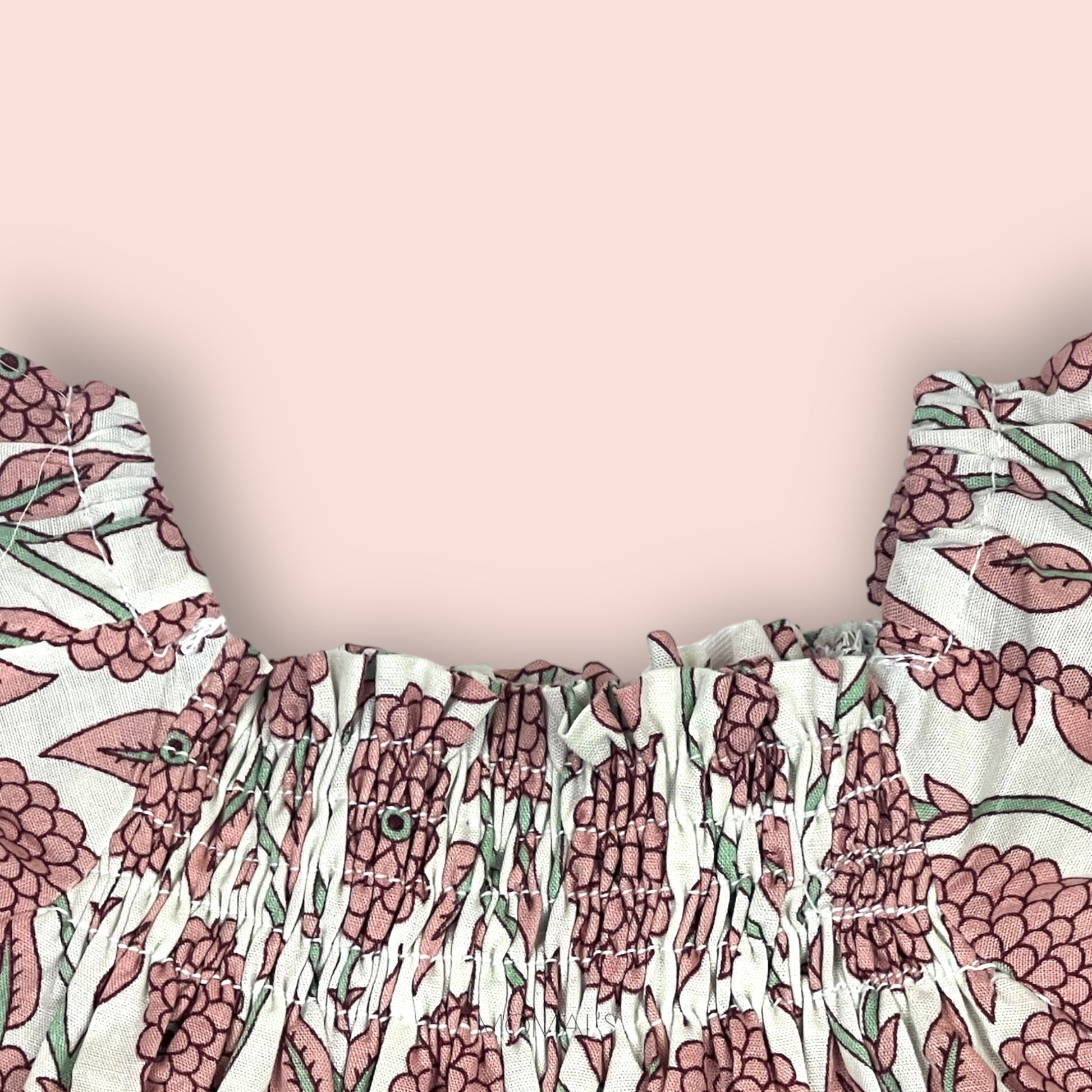 neck view of Printed 2PC Smoke Co-ord Set