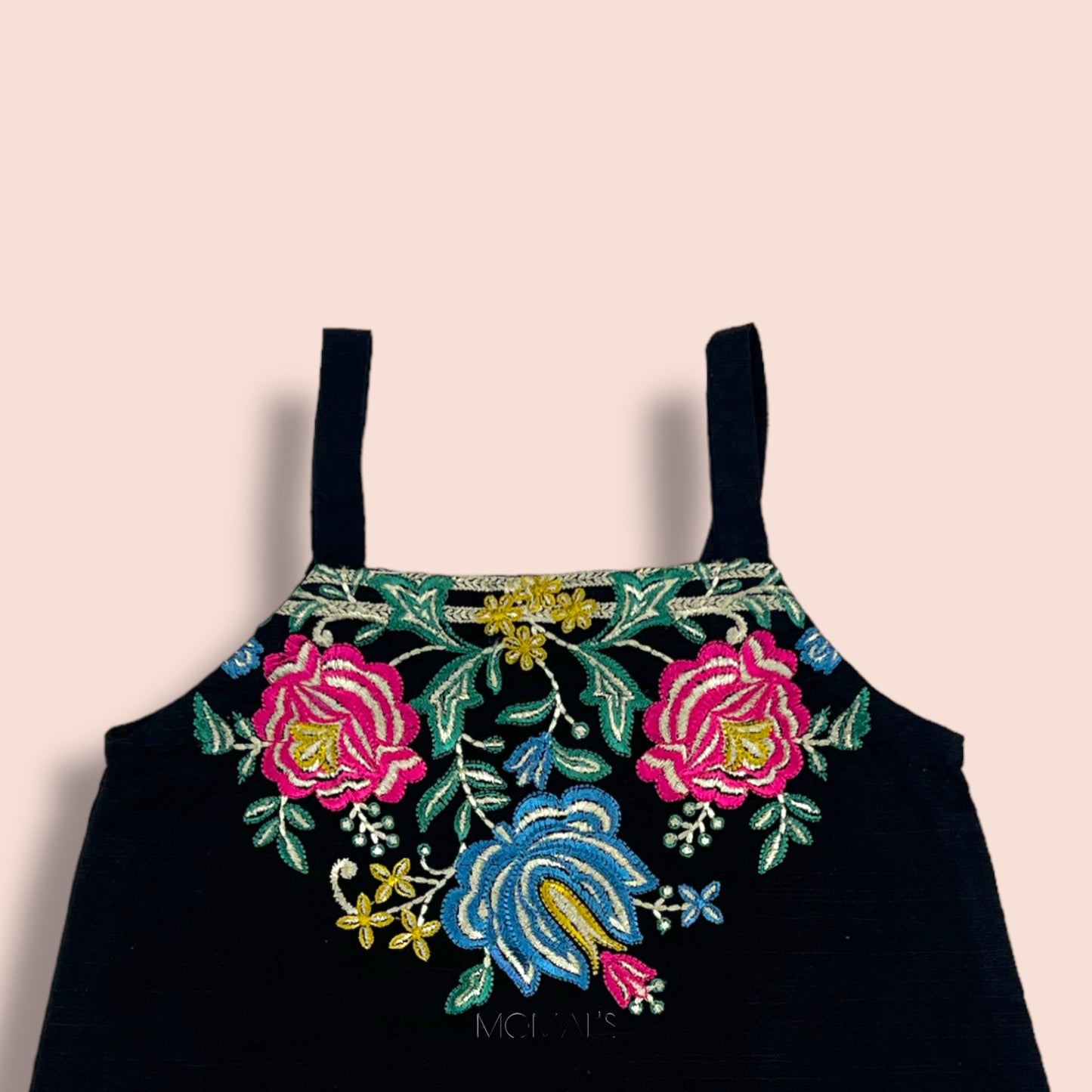 neck view of Lawn Elegant Embroidered Frock 2 Pc set