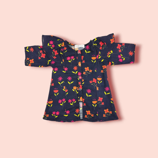 Khadar Innocent Charm Printed Frock front view