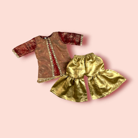 Cultural Gharara Glamour 2 Pc Set