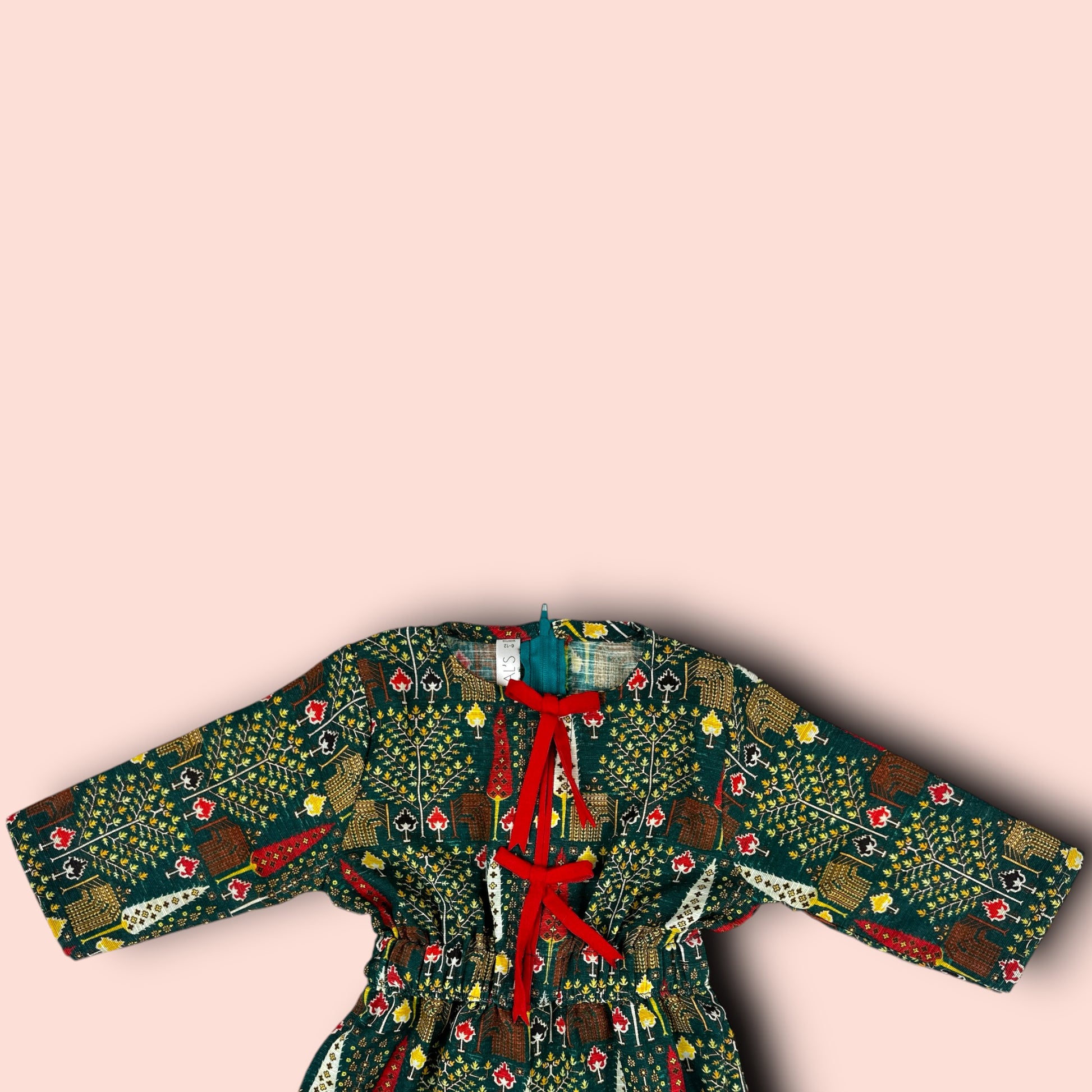 Khadar All In One Comfort Floral Printed Jumpsuit neck view
