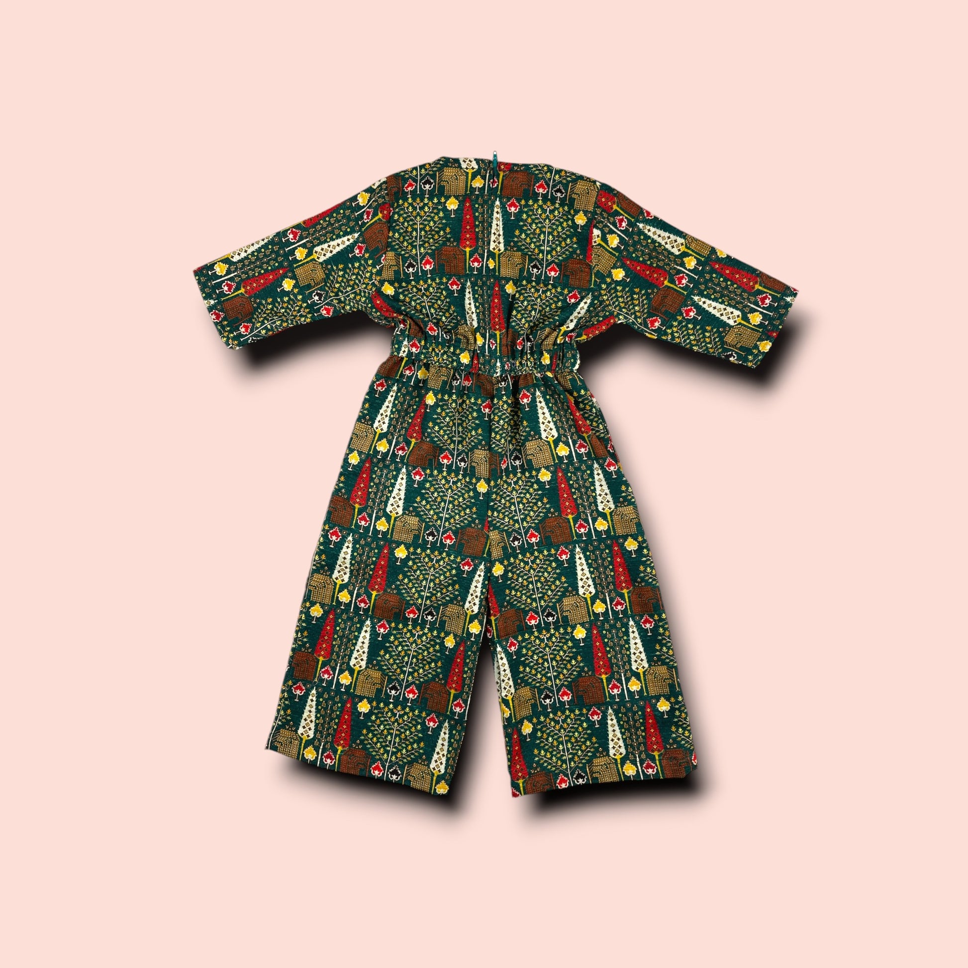 Khadar All In One Comfort Floral Printed Jumpsuit back